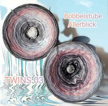 *TWINS 03 ( 2 Bobbel gegengleich gewickelt ) 5 Farben*